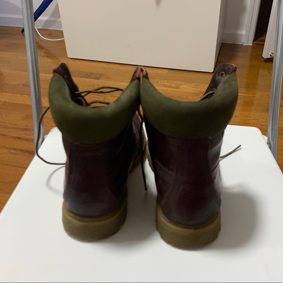 Timberland Burgundy Waterproof Boots - Picture 2 of 6